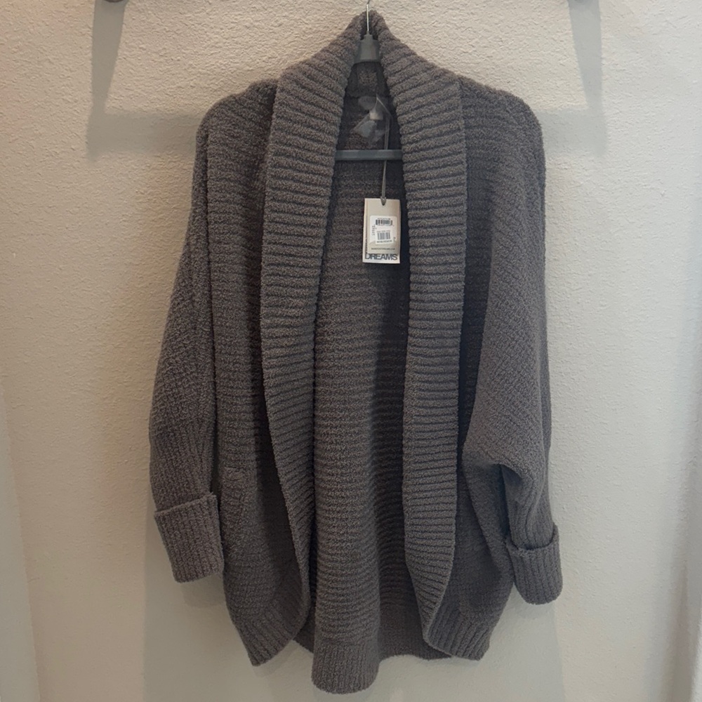 Barefoot Dreams Cozychic Waffle Cocoon Cardigan